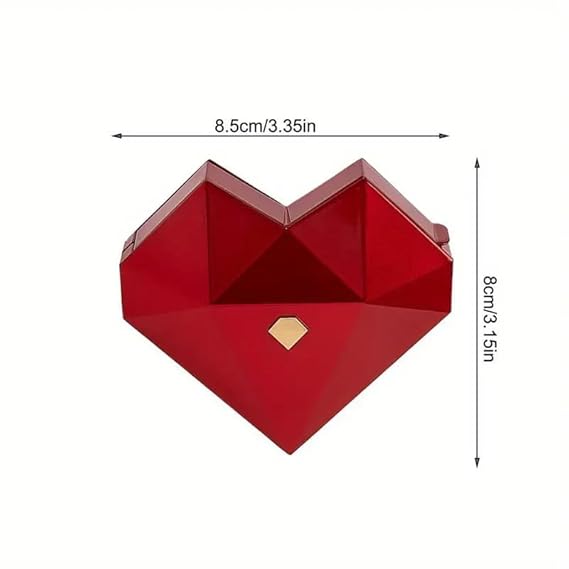 Ring Box Heart Shaped Ring Box