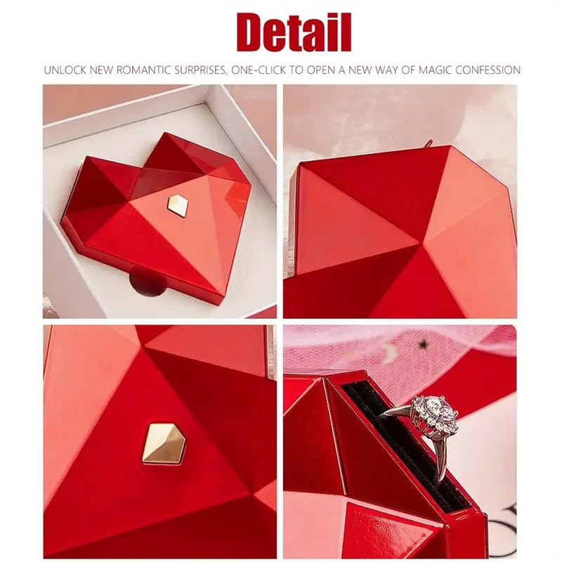 Ring Box Heart Shaped Ring Box