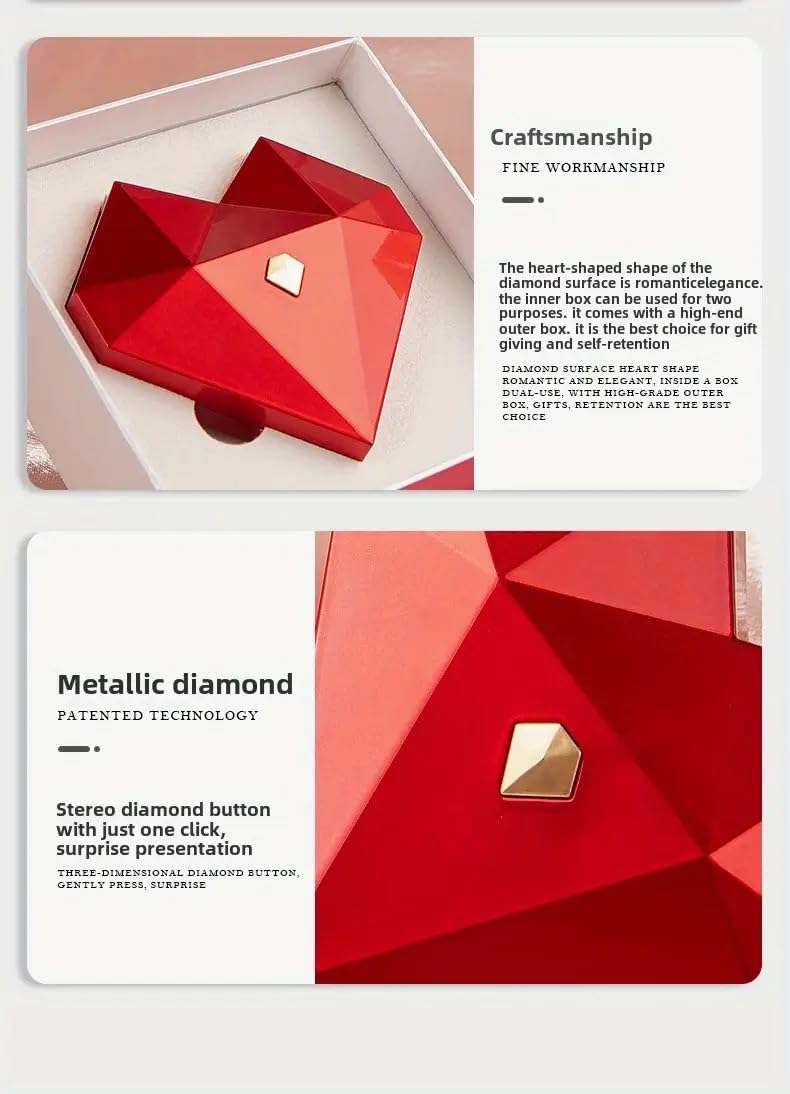 Ring Box Heart Shaped Ring Box