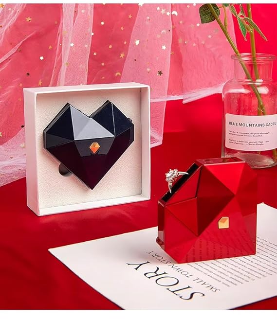Ring Box Heart Shaped Ring Box