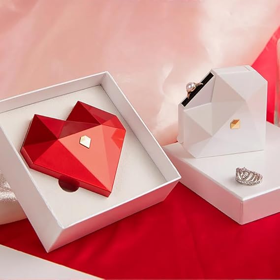 Ring Box Heart Shaped Ring Box
