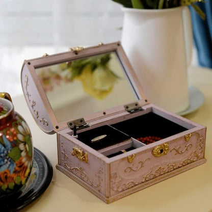 Plastic Music Jewelry Boxes For Women Girls Jewelry Box Organizer