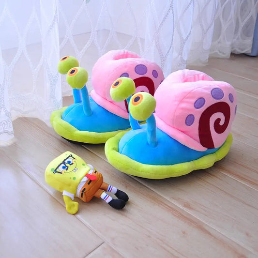 Cartoon snail cotton shoes