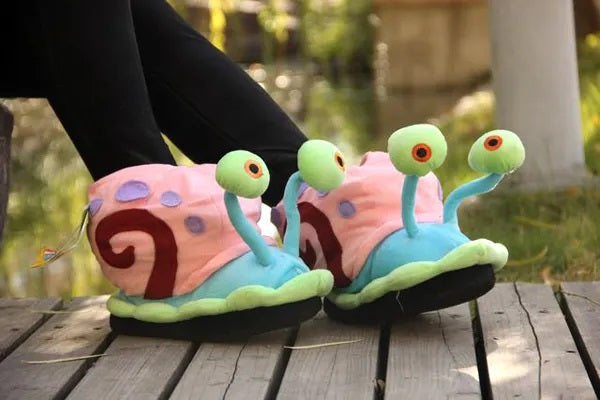 Cartoon snail cotton shoes