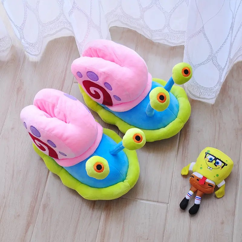 Cartoon snail cotton shoes