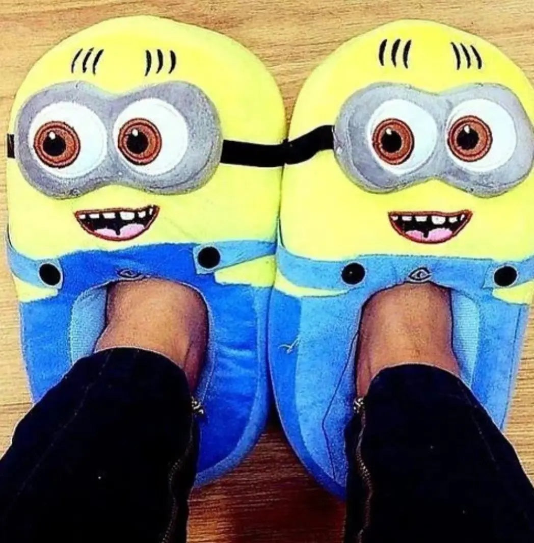 Minion Despicable me Plush Slippers