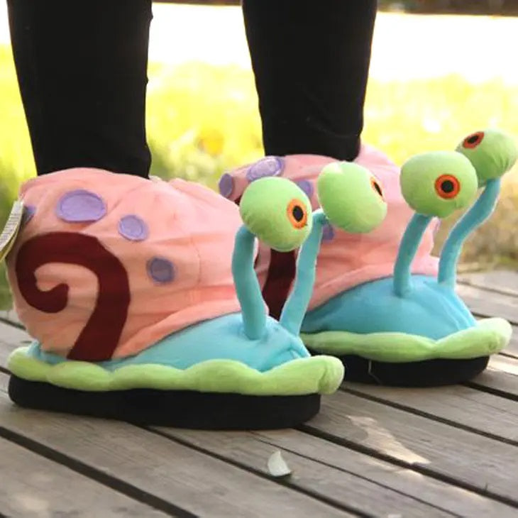 Cartoon snail cotton shoes