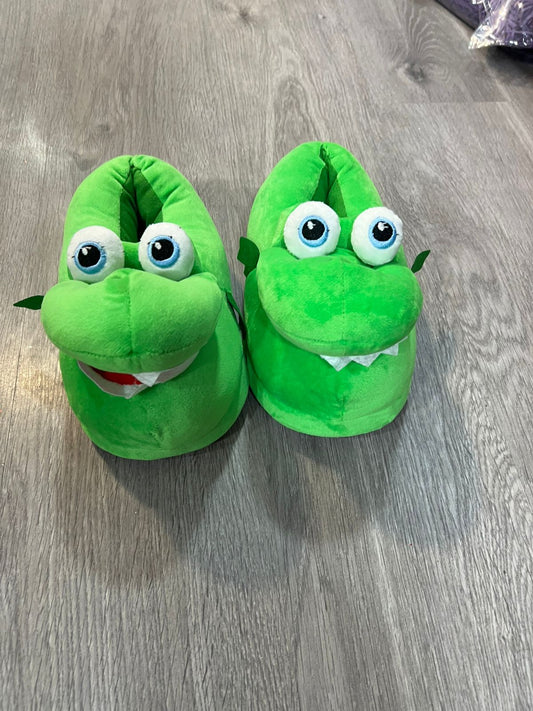 Creative Lovely Funny Animals Plush Slippers Open Mouth Plush Crocodile Slippers For Gifts