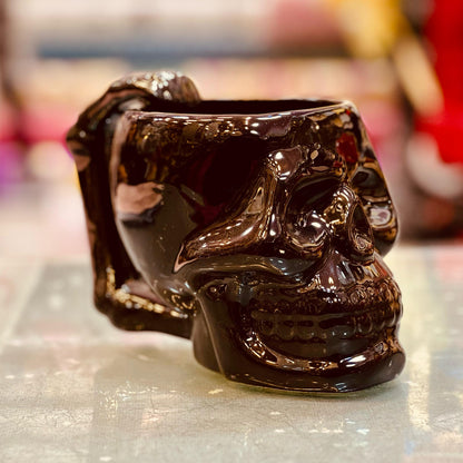 Ceramic Skull Coffee Mug