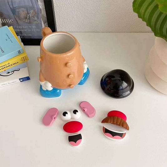Mr Potato Head Mug 3D Ceramic Character with Interchangeable Parts