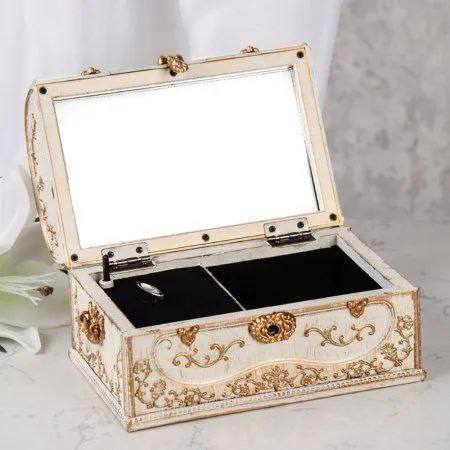 Plastic Music Jewelry Boxes For Women Girls Jewelry Box Organizer