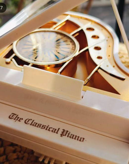 Siwan Ballerina Music Box for Girls Piano Dancers, Mini Piano Classic Mechanic Music Box for Home Decoration and Birthdays