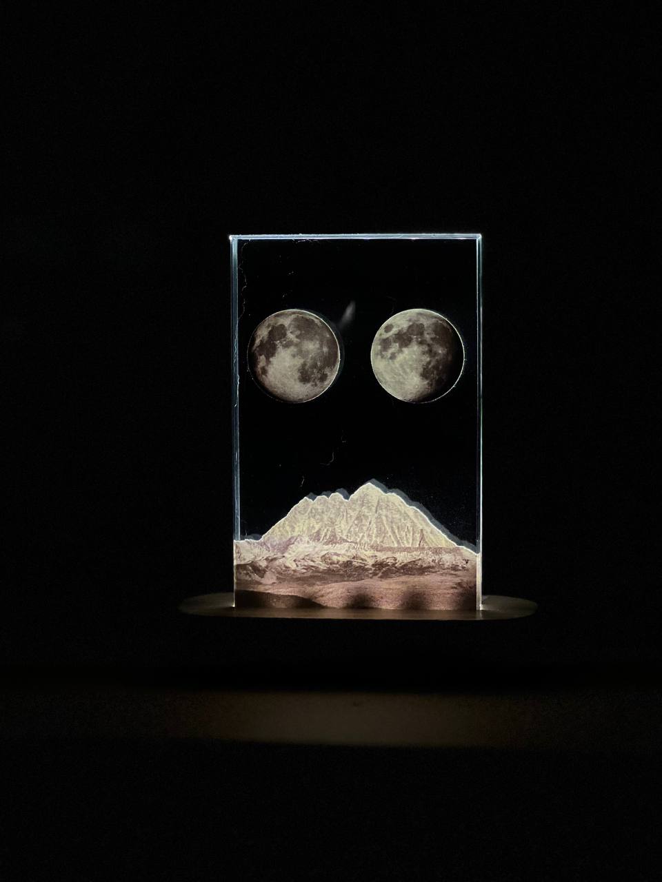 Lighting Crystal Decor - Solar System ( 10 cm )