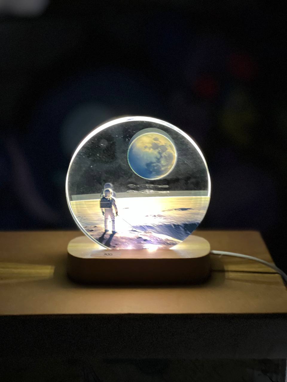Lighting Crystal Decor - Solar System ( 10 cm )