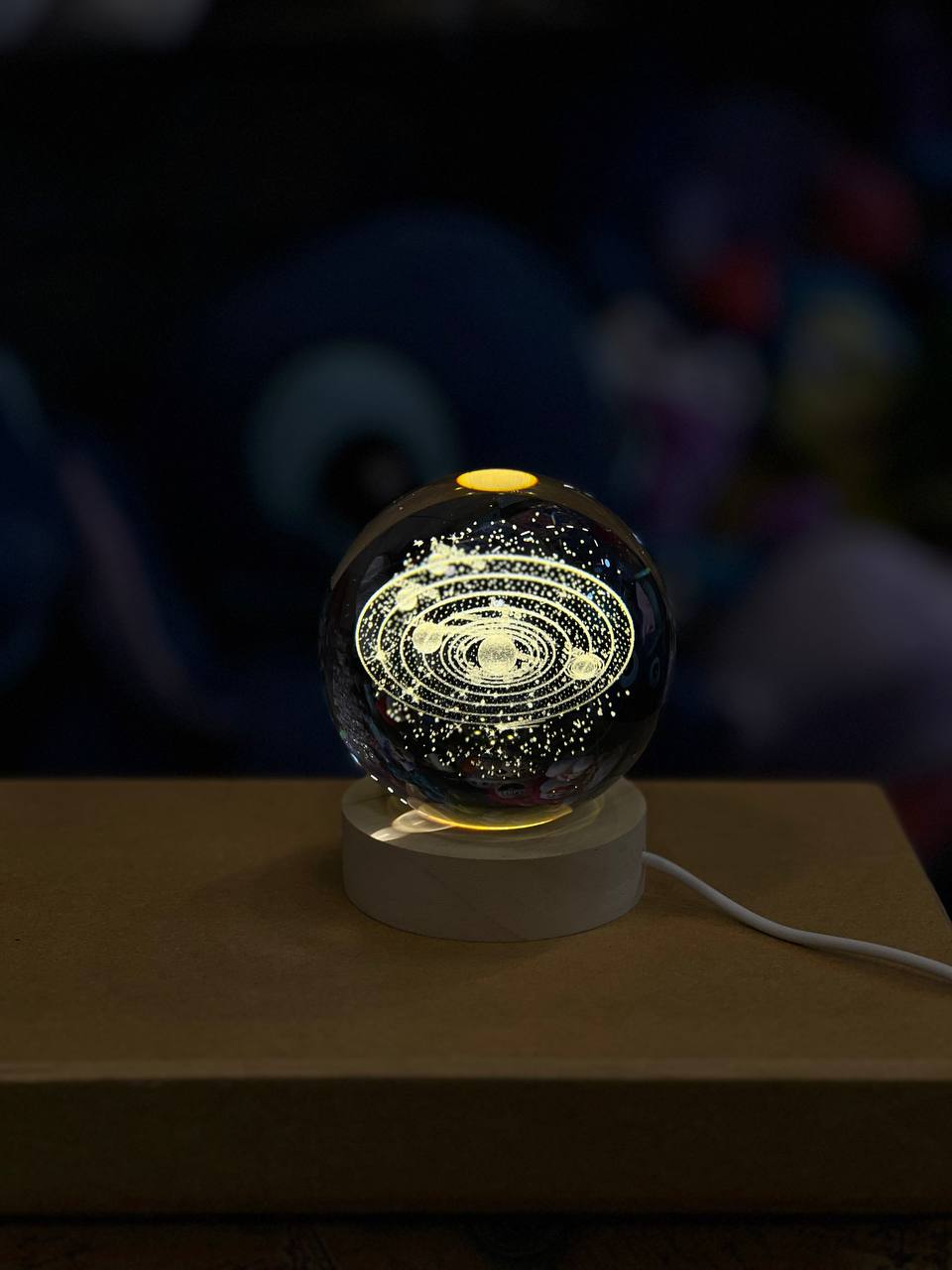 stitch Crystal Ball Night Lamp 8 cm